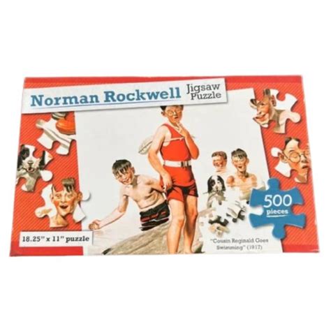 Norman Rockwell Toys Norman Rockwell Cousin Reginald Goes Swimming