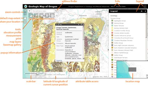 Oregon Department Of Geology And Mineral Industries Geologic Map Of