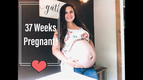 37 week pregnancy update and belly shot 23 and pregnant 2 under 2 third trimester youtube