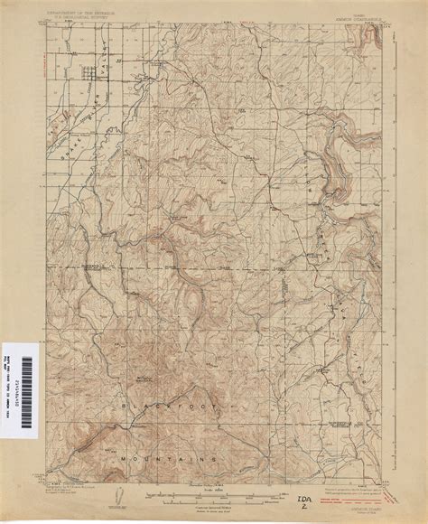 Idaho Historical Topographic Maps Perry Castañeda Map Collection Ut