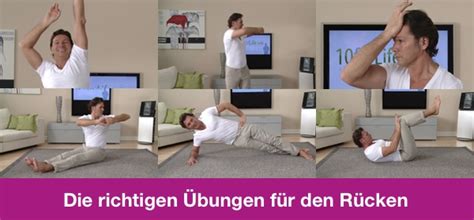 Bei regelmäßiger wiederholung sind drei sätze à 30 sekunden ausreichend. Rückenschmerzen - 100 Übungen gegen Rückenschmerzen