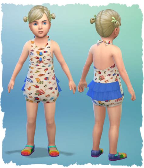 Little Girl Outfits By Chalipo At All 4 Sims Sims 4 Updates