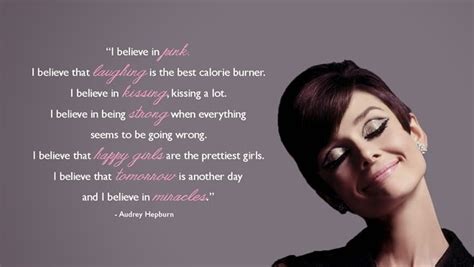 Audrey Hepburn I Believe In Pink Colorato Di Pink