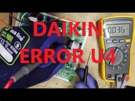 Daikin Error U4 YouTube