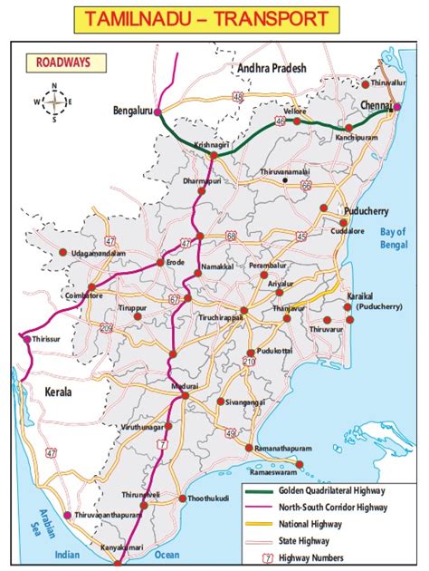 Road Network Map Of Tamil Nadu Map Tamil Nadu Roadmap My Xxx Hot Girl