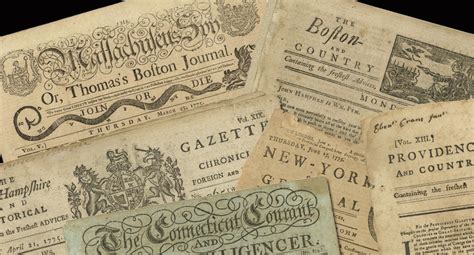 Top 10 Revolutionary War Newspapers Journal Of The American Revolution