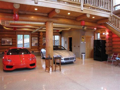 See more ideas about log homes, cheap log cabins, cabin homes. World's Most Beautiful GARAGES & Exotics: Insane GARAGE ...