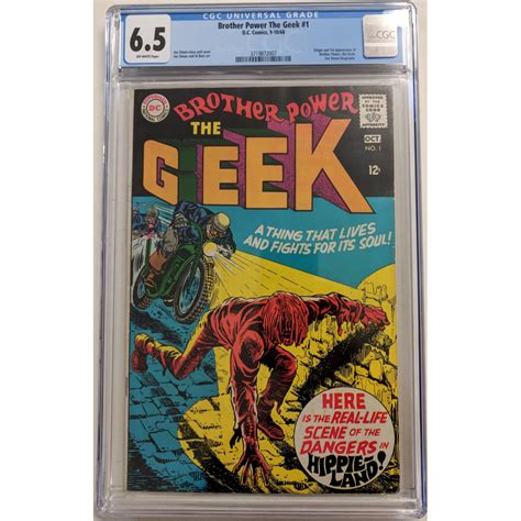 1968 Brother Power The Geek Issue 1 Dc Comic Book Cgc 65