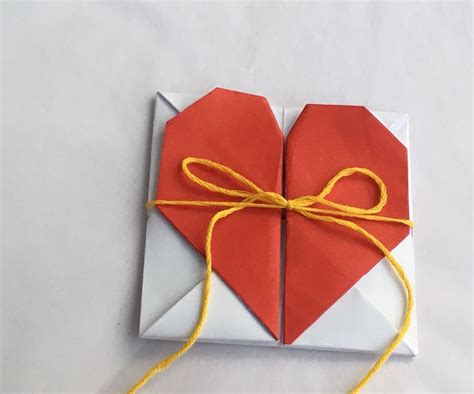 Origami Secret Heart Message Box Origami Envelope Heart Origami