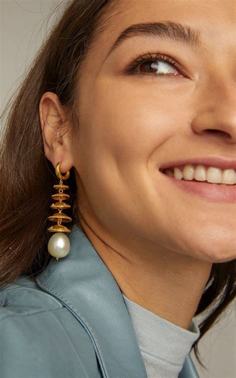It has been so great working with lenflash. One-Of-A-Kind South Sea Pearl Pagoda Earrings by Prounis ...