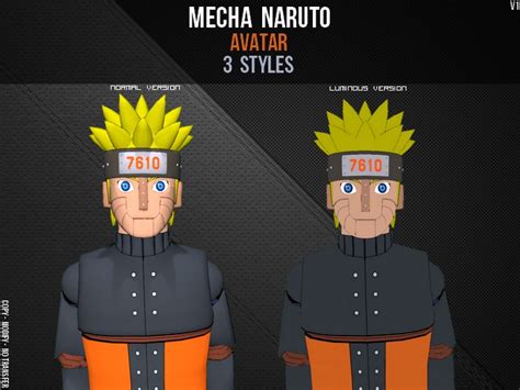 Second Life Marketplace Mecha Naruto Avatar