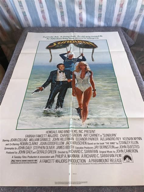 Sunburn 1979 Original 1 Sheet Movie Poster 27 X41 Vf Farrah Fawcett Action Ebay