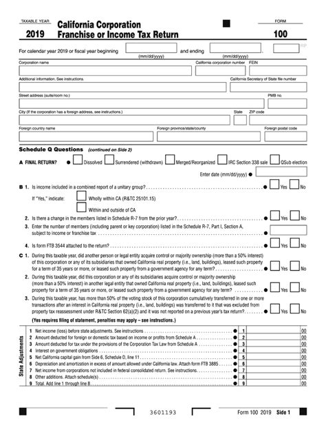 Service tax (customs ruling)(amendment)regulations 2018. 2019-2021 Form CA FTB 100 Fill Online, Printable, Fillable ...