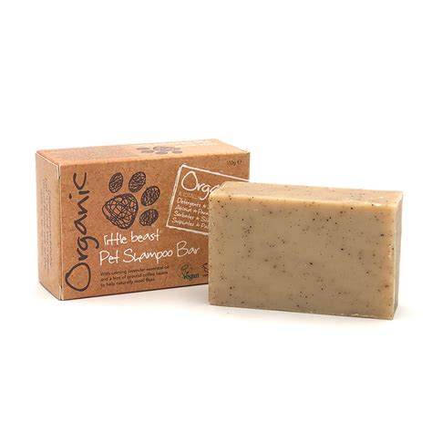 Organic little beast pet shampoo bar 110g