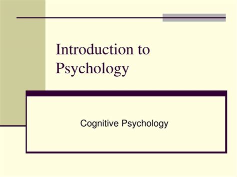 Ppt Introduction To Psychology Powerpoint Presentation Free Download