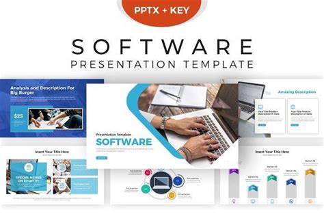 Software Presentation Template Presentation Templates Presentation Design Template Templates