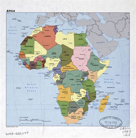 Sint Tico Foto Mapa De Frica Con Nombres Y Capitales Lleno