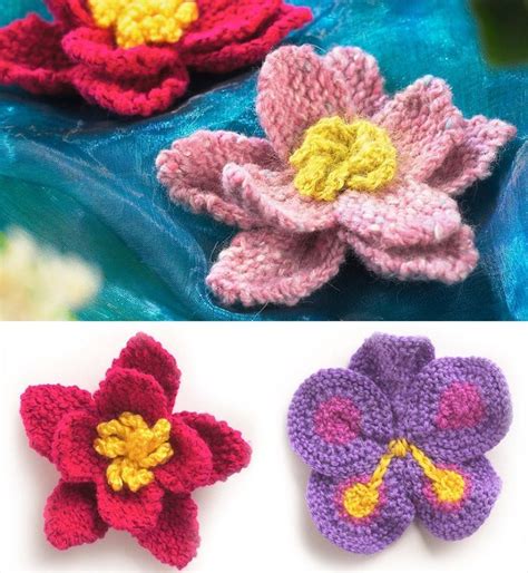 Top 10 Free Flower Patterns To Knit This Spring Knitted Flower