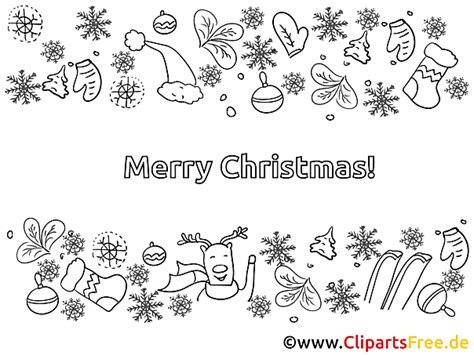 Merry Christmas Ausmalbilder
