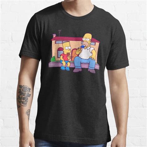 Bart And Homer T Shirt For Sale By Blubeastbeats Redbubble Bart T