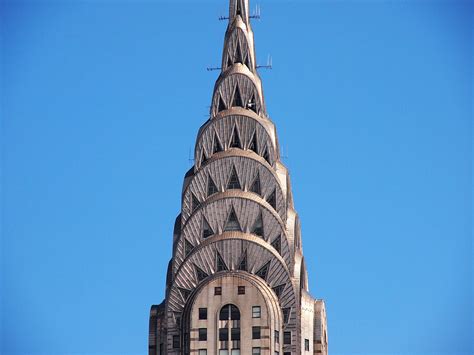 The Grandeur Of The Chrysler Building New York