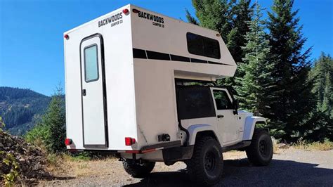 Backwoods Camper Adds King Size Bed And More To Two Door Jeep Wrangler