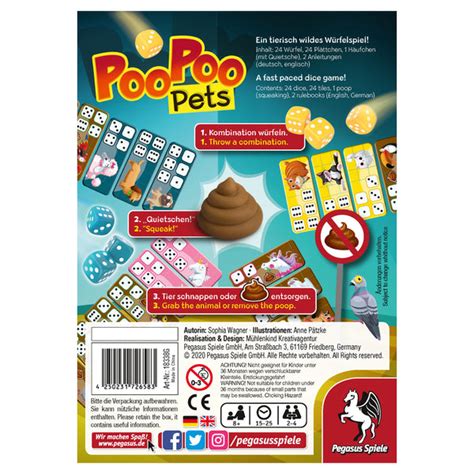 Poo Poo Pets Game Board Game Bandit Canada