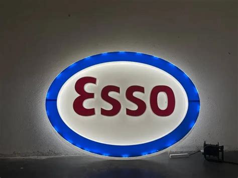 No Reserve Illuminated Esso Sign Pcarmarket