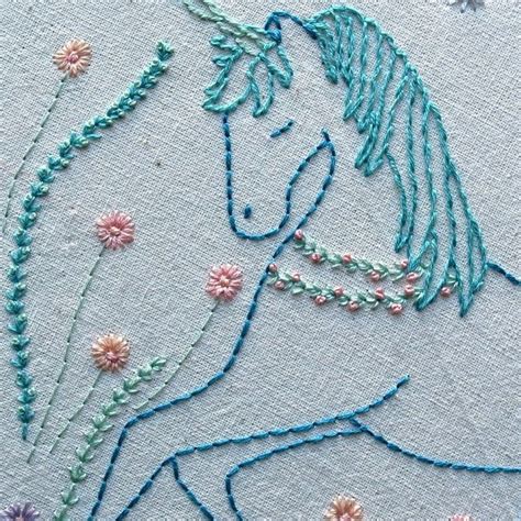 Unicorn Hand Embroidery Pattern Pdf Etsy Hand Embroidery Pattern