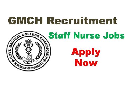 Latest Gmch Recruitment 2022 Staff Nurse Vacancies