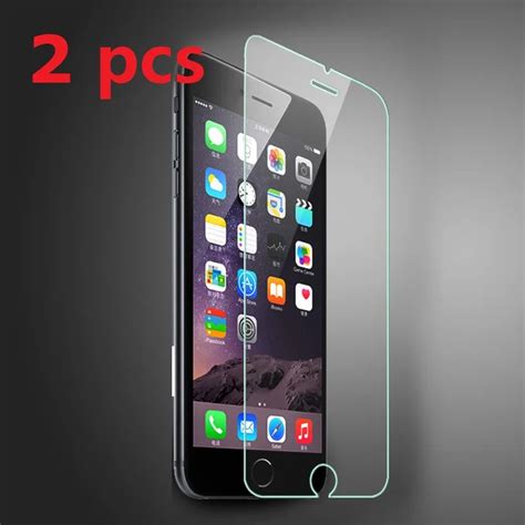 buy 2pcs 9h tempered glass for iphone x glass protector for iphone 6 6s plus 8