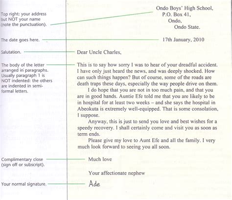 Grammar Clinic Letter Writing Semi Formal Letter