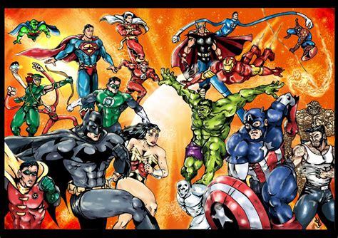 Download Marvel Vs Dc Ics Wallpaper Of For Fans By Yvonnehubbard