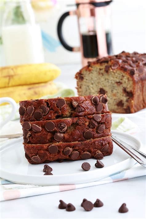 Banana bread aux pépites de chocolat hyper moelleux