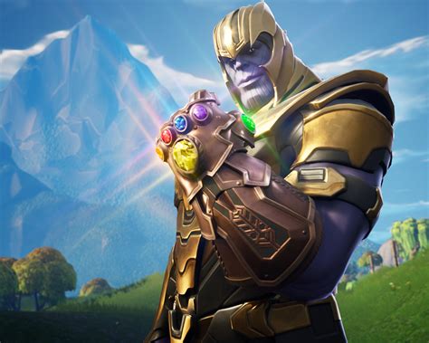 1280x1024 Thanos In Fortnite Battle Royale 1280x1024