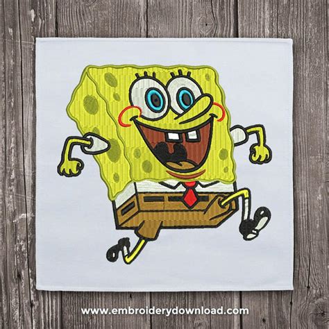 Spongebob Embroidery Design Download Embroiderydownload