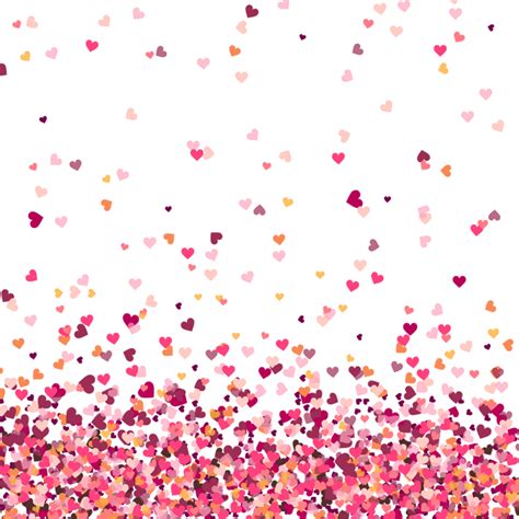 Colorful Heart Background Png Valentines Day Background Png
