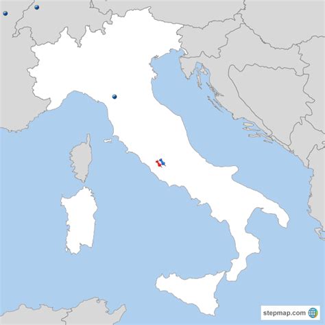 Stepmap Italy Example 2 Landkarte Für Italy