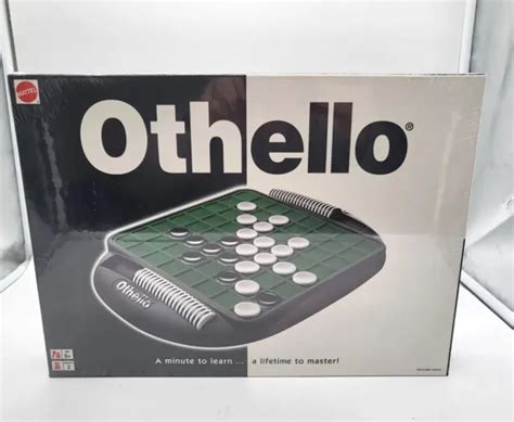 Othello Strategy Classic 2 Player Board Game Brand New Sealed Mattel
