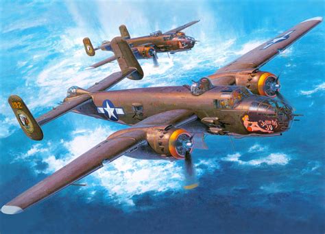 Military Aircraft Aircraft World War Ii Mitchell B 25 Wallpapers Hd