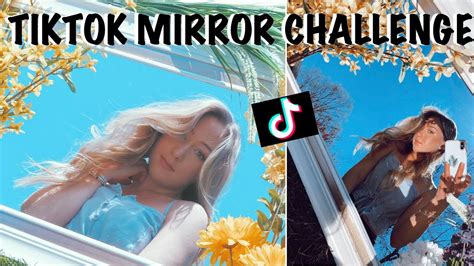 How To Tiktok Mirror Challenge Outdoor Mirror Photoshoot At Home 📸