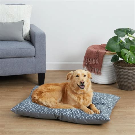 Vibrant Life Pillow Style Dog Bed For Large Dogs Large Grey Walmart