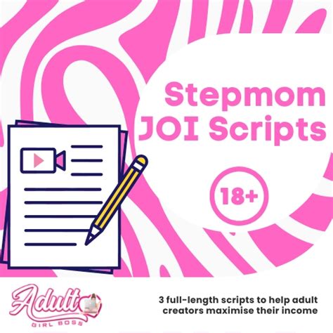 stepmom joi scripts adult girl boss