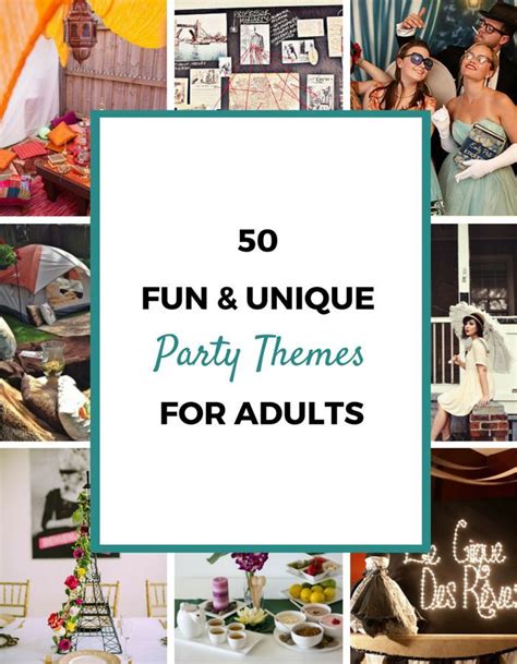 50 Party Themes For Adults Unique Party Themes Adult