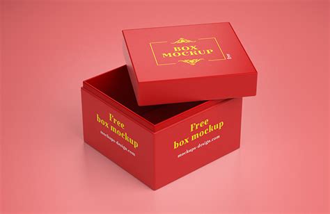 Our mockups are available as free downloads to allow anyone to download and use them right here, right now! Free gift box mockup - Mockups Design | Free Premium Mockups