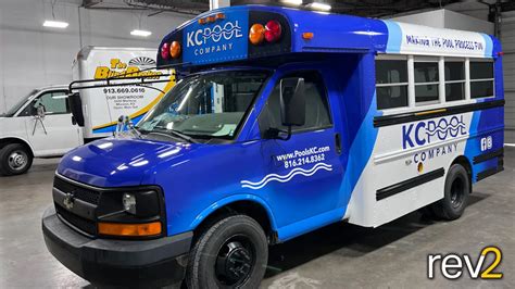 Bus Graphic Wraps Rev2 Design Kc Pool Company