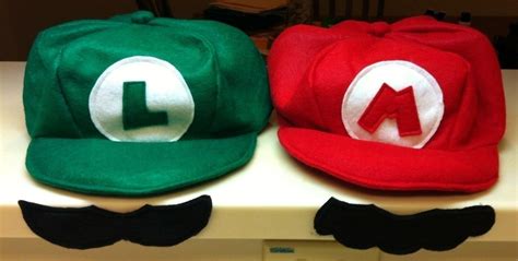 Mario And Luigi Hats And Mustaches Mario And Luigi Hats Super Mario Hat