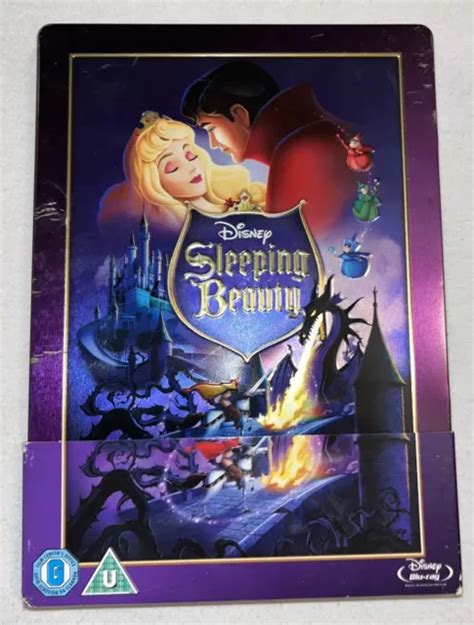 Rare Disney Sleeping Beauty Blu Ray Embossed Steelbook Ltd Edition