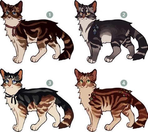 Closed Cat Adoptables By Nargled On Deviantart Warrior Cats Books
