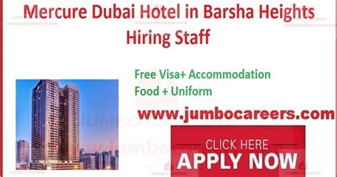 mercure dubai hotel in barsha heights latest jobs and careers
